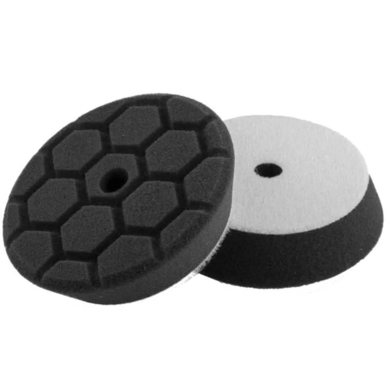 Esponja fina con patrón hexagonal, Flexipads Pro Detailing 100mm negra