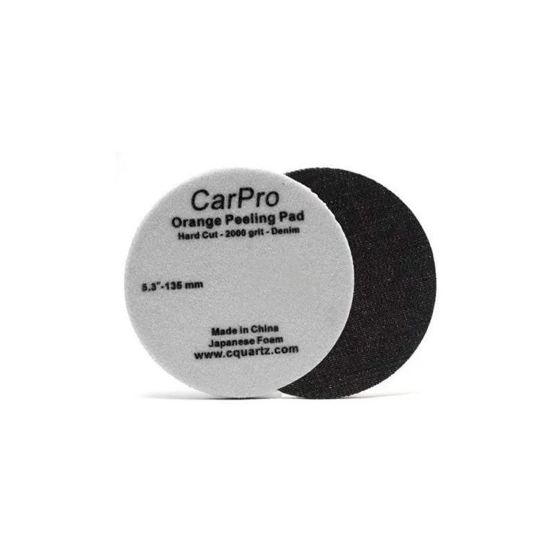 CarPro Denim Orange Peeling Pad P2000 135mm