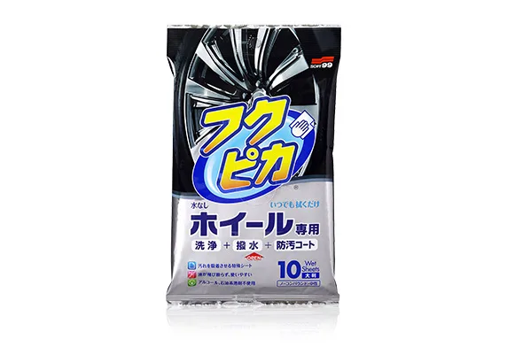 Soft99 Wheel Cleaning Wipe 10uds