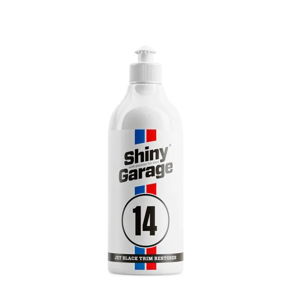 Shiny Garage Jet Black Trim Restorer 250ml 500 ml