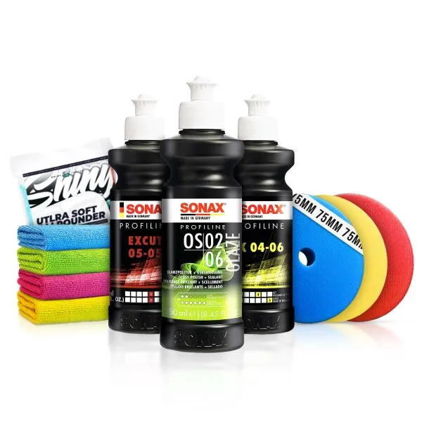 Set de esmalte SONAX PROFILINE 250ml + accesorios para placas de soporte de 75 mm (10-parte) ampliado