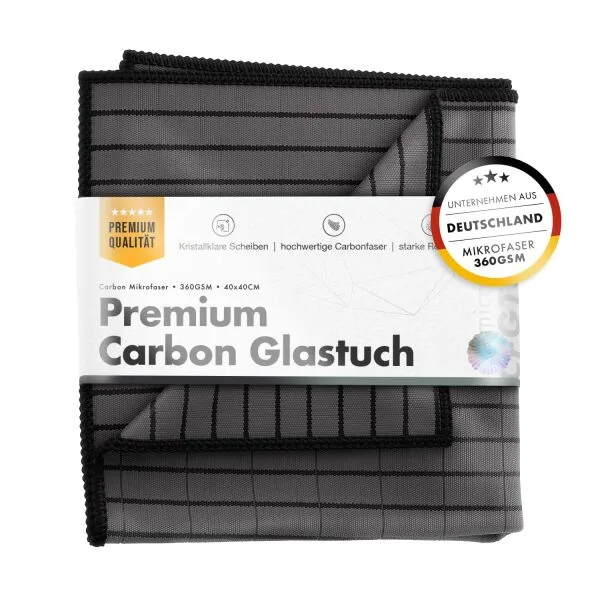 química fibra de carbono toalla de vidrio 360GSM Glastuch 40×40cm 40 cm ampliado