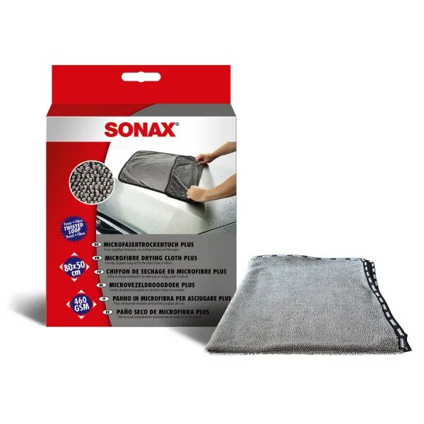 SONAX Microfaserpaño de secado PLUS 80×50 ampliado