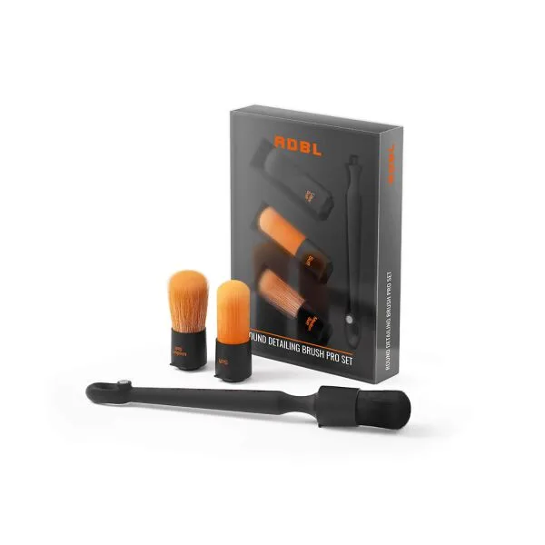 ADBL Decoración redonda cepillo Pro conjunto de pinselset 4-teilig ampliado