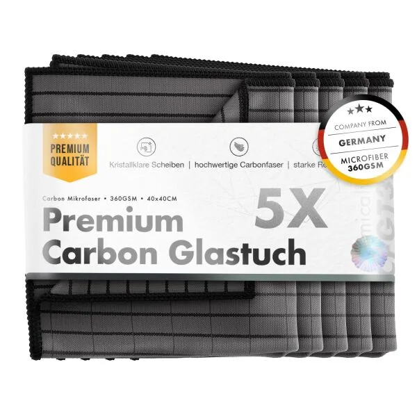química fibra de carbono toalla de vidrio 360GSM Glastuch 40×40cm 5Stk.