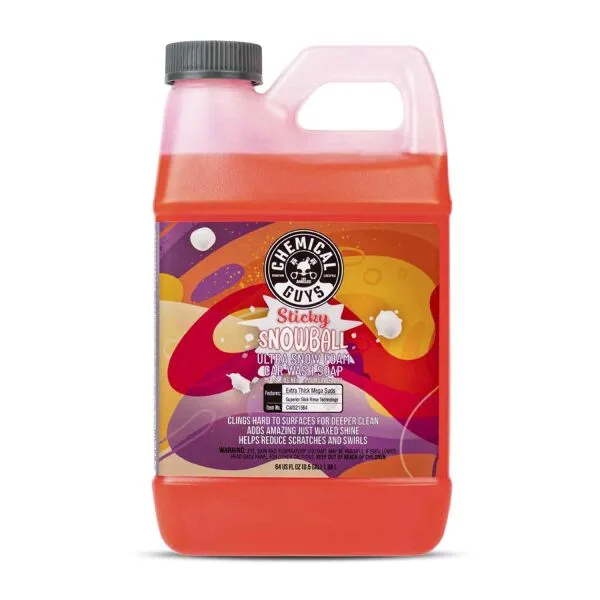 Chemical Guys Sticky Snowball Ultra Snow Foam 473ml 3,79 L ampliado