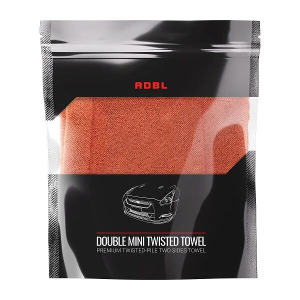 ADBL Doble Mini Toalla girada 1400GSM paño de secado 40x40cm 40 cm ampliado