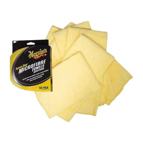 La toalla de microfibra de Meguiar Gelb 6Stk. ampliado