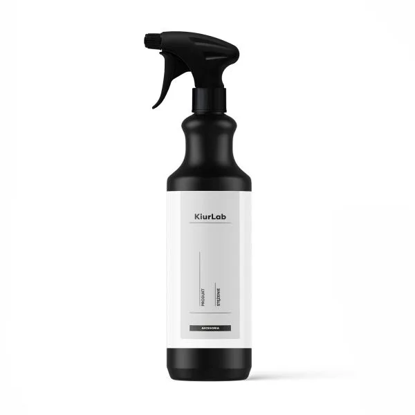 KiurLab botella vacía con cabeza de pulverización vista transparente 1L 1 L ampliado