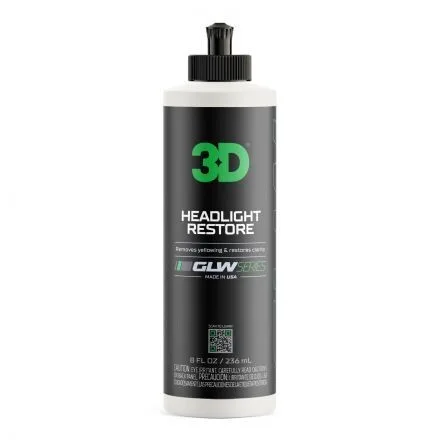 3D Car Care 3D GLW SERIES HEADLIGHT RESTORER 273 ml ampliado