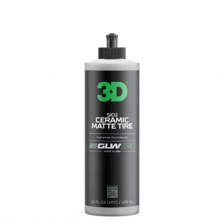 3D GLW SERIES SIO2 CERAMIC MATTE TIRE 473ML