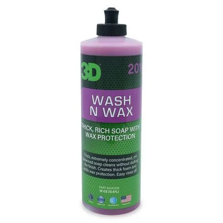 3D WASH & WAX 473ML