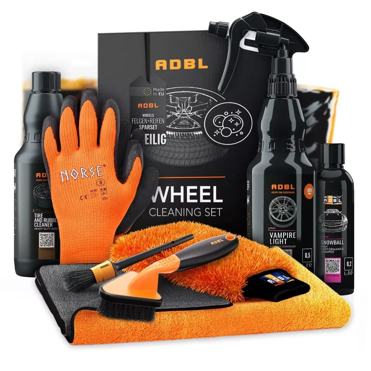 ADBL Wheel Cleaning Set ampliado