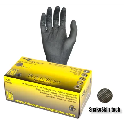 BLACK MAMBA SnakeSkin Guantes 100uds