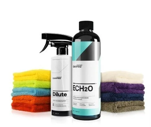 CarPro Ech2O 500ml + 9x Stark Soft Touch + Dilute ampliado