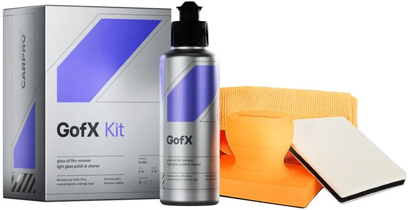 CarPro GofX Glass Polish & Cleaner 150ml Kit
