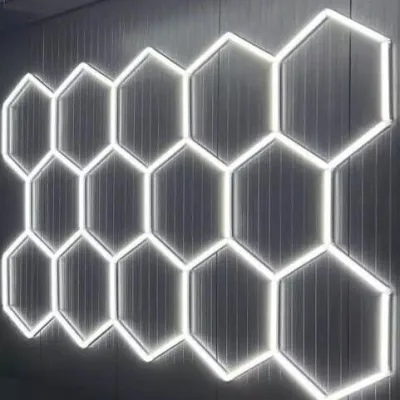 Conjunto de luces hexagonales 2350 MM X 4175 MM
