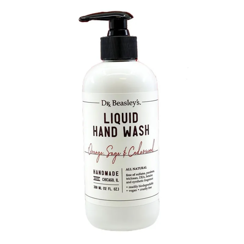 Dr. Beasleys Orange Sage and Cedarwood Liquid Hand Wash 360ml