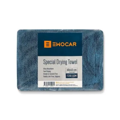 EWOCAR  Special Drying Towel Dark Grey 1200 GSM
