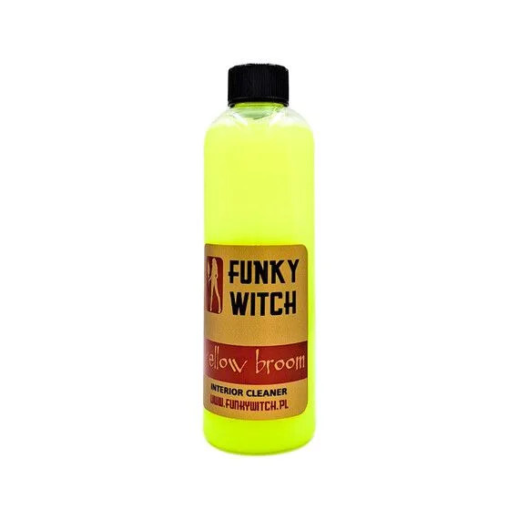 Funky Witch Yellow Broom Limpiador de interiores 500 ml ampliado