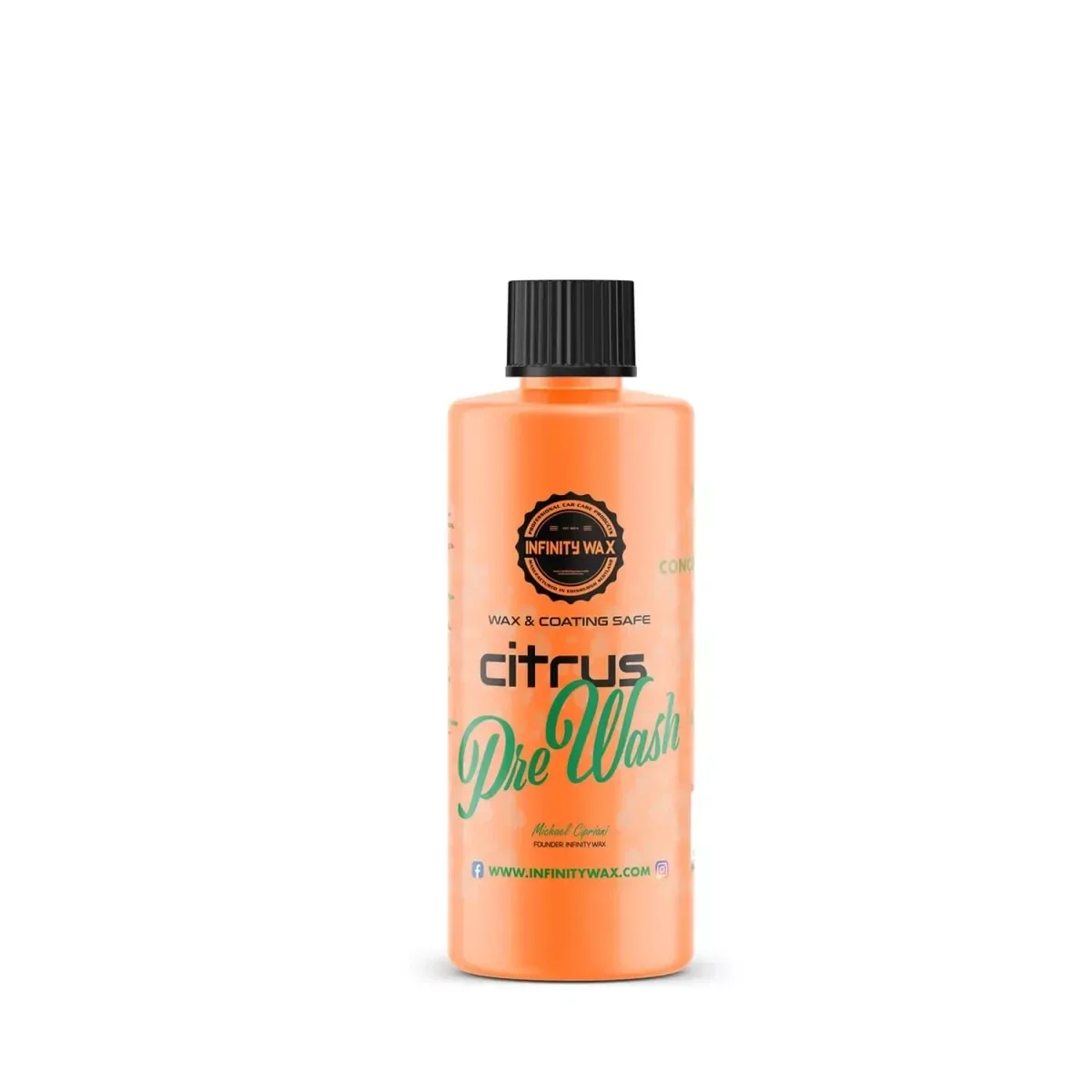 Infinity Wax Citrus Prelavado 500 ml ampliado