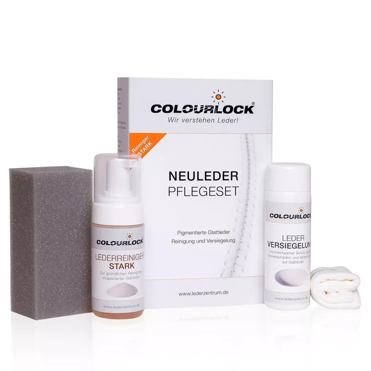 Colourlock Juego de cuidado de cuero nuevo fuerte ampliado