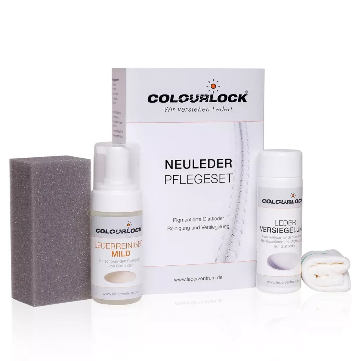 Colourlock Juego de cuidado de cuero nuevo suave ampliado