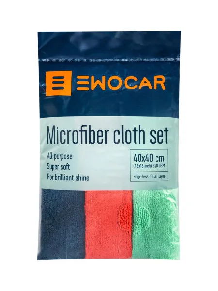 Ewocar Juego de paños de microfibra ampliado