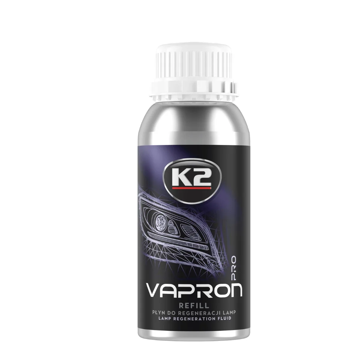 K2 Vapron Refill — Líquido de recambio para restauración de faros 600 ml ampliado