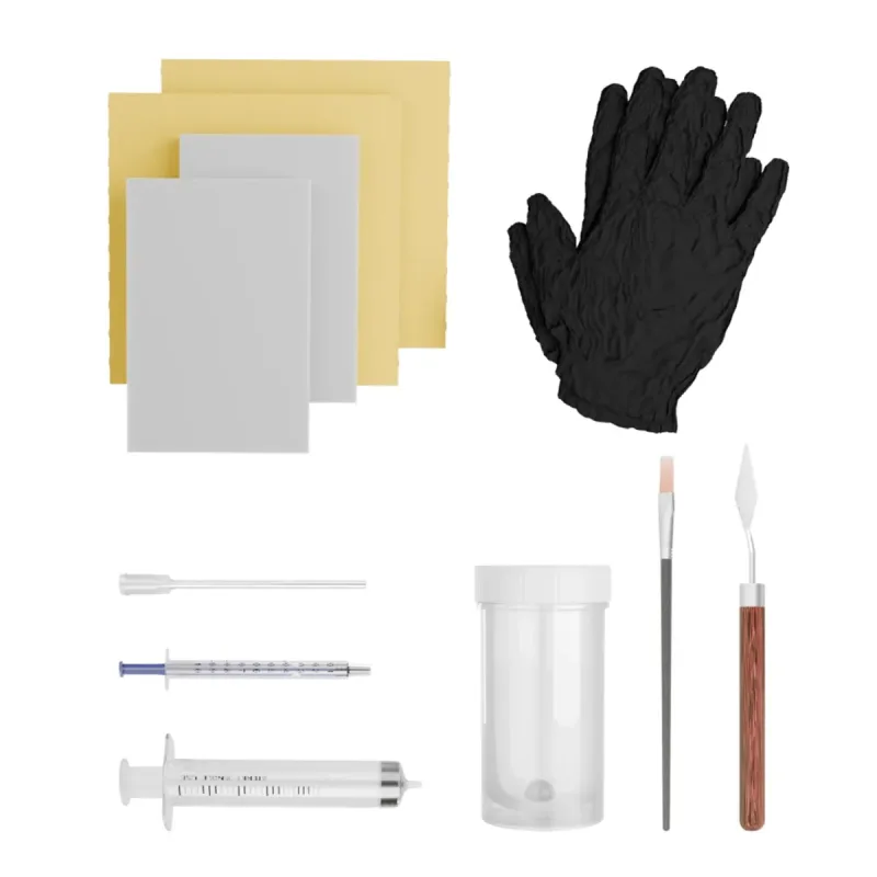 Kit de accesorios de reparación de cuero Ledermax 12 piezas