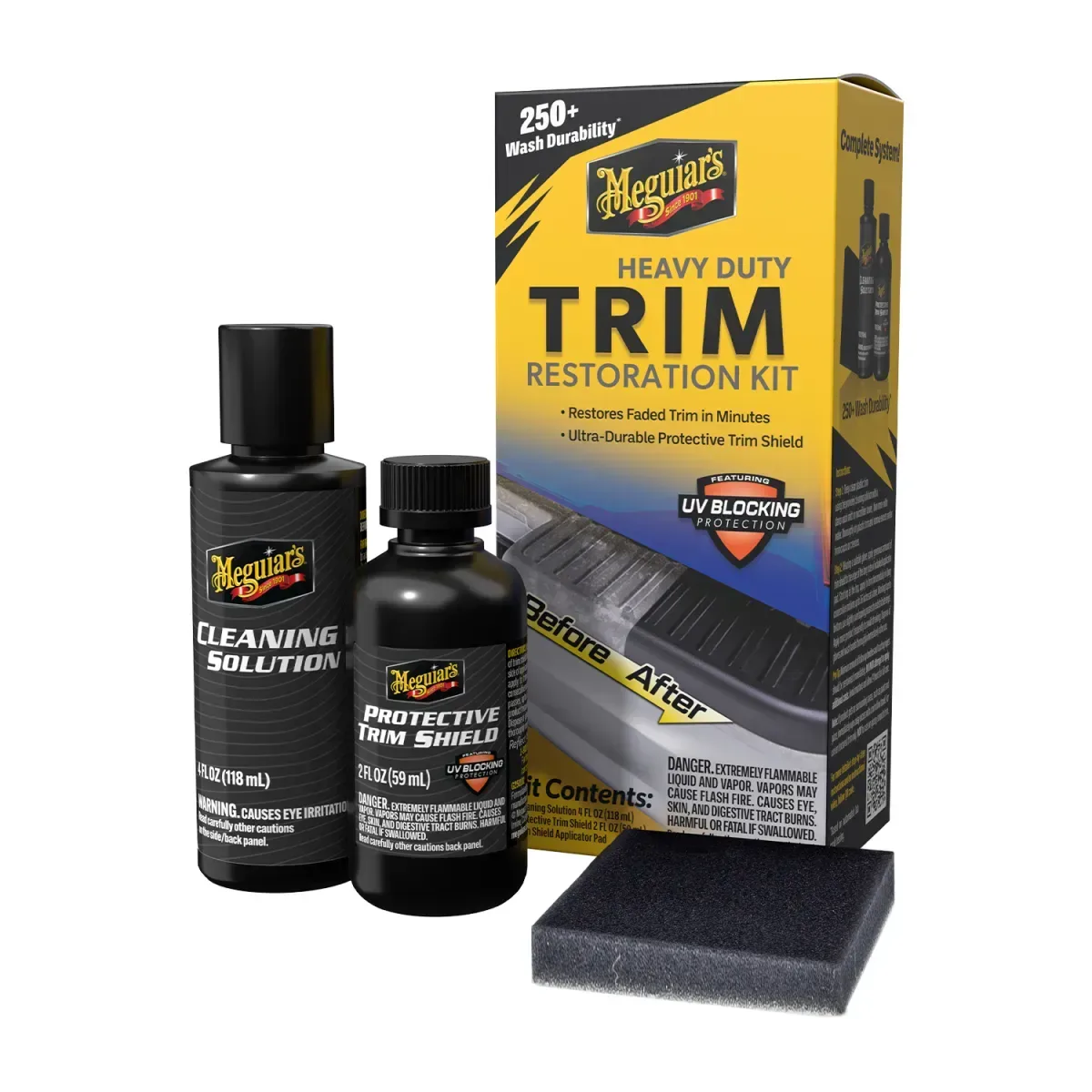 Meguiar's Meguiars Heavy Duty Trim Restoration Kit ampliado