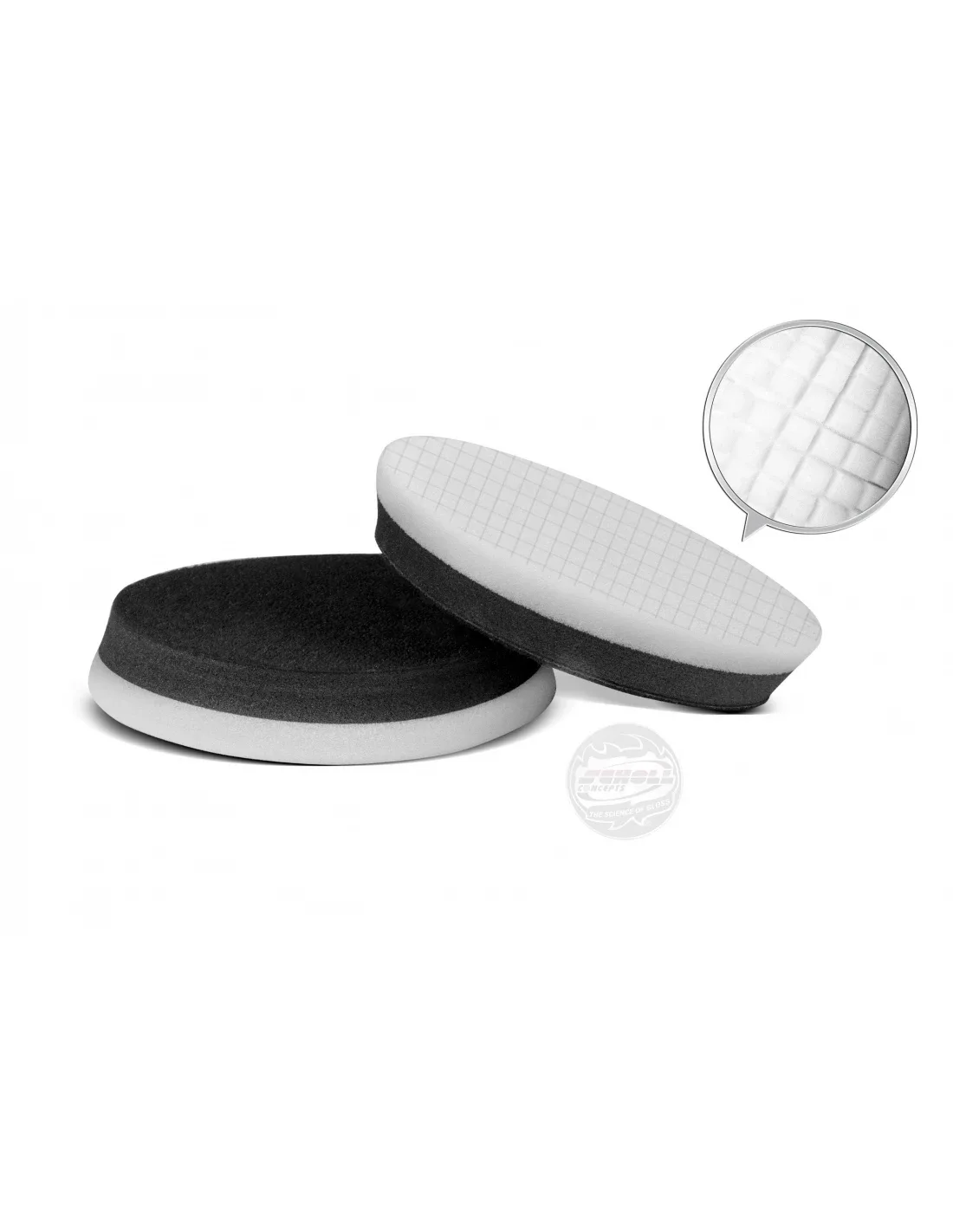 Scholl Concepts M Sandwich-SpiderPad 145/25 Blanco y negro ampliado
