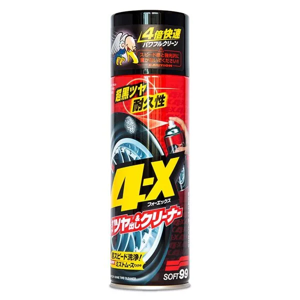 Soft99 4-X Limpiador de neumáticos 470 ml ampliado