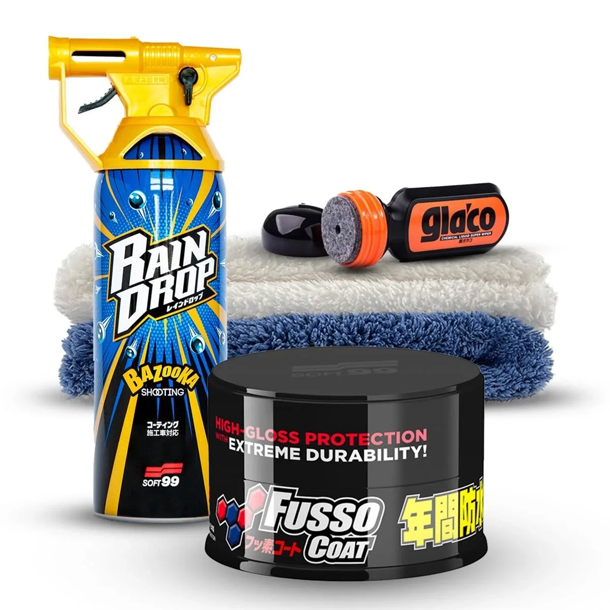 Soft99 "FUSSO" Kit Dark ampliado