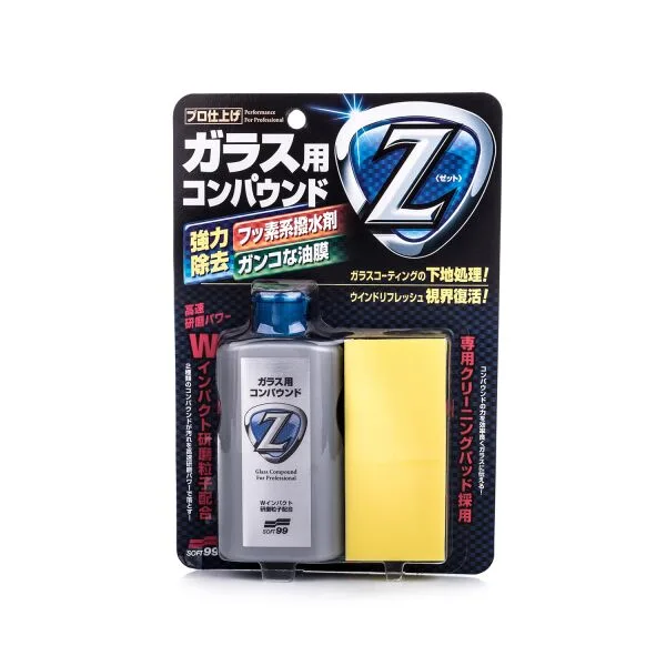 Soft99 Glass Compound Z 100 ml ampliado