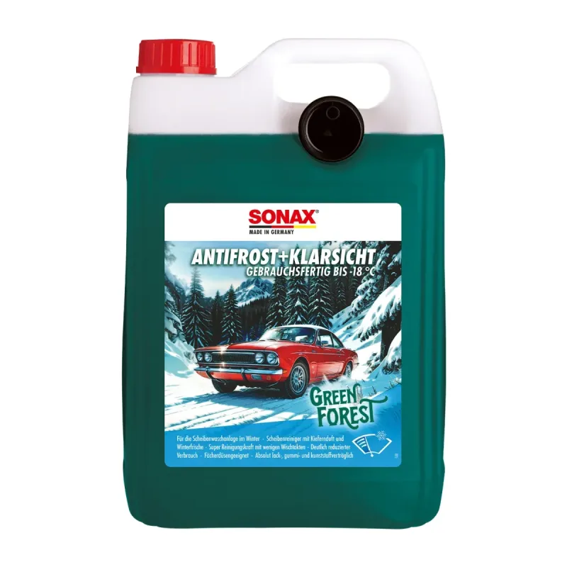 Sonax AntiFrost+ClearView hasta -18 °C Green Forest 5L