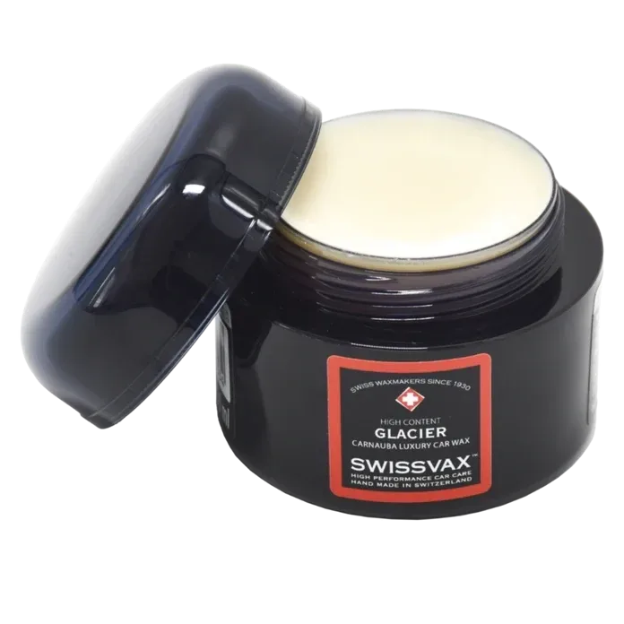 Swissvax GLACIER (40% Vol.) Cera de carnauba para coches blancos