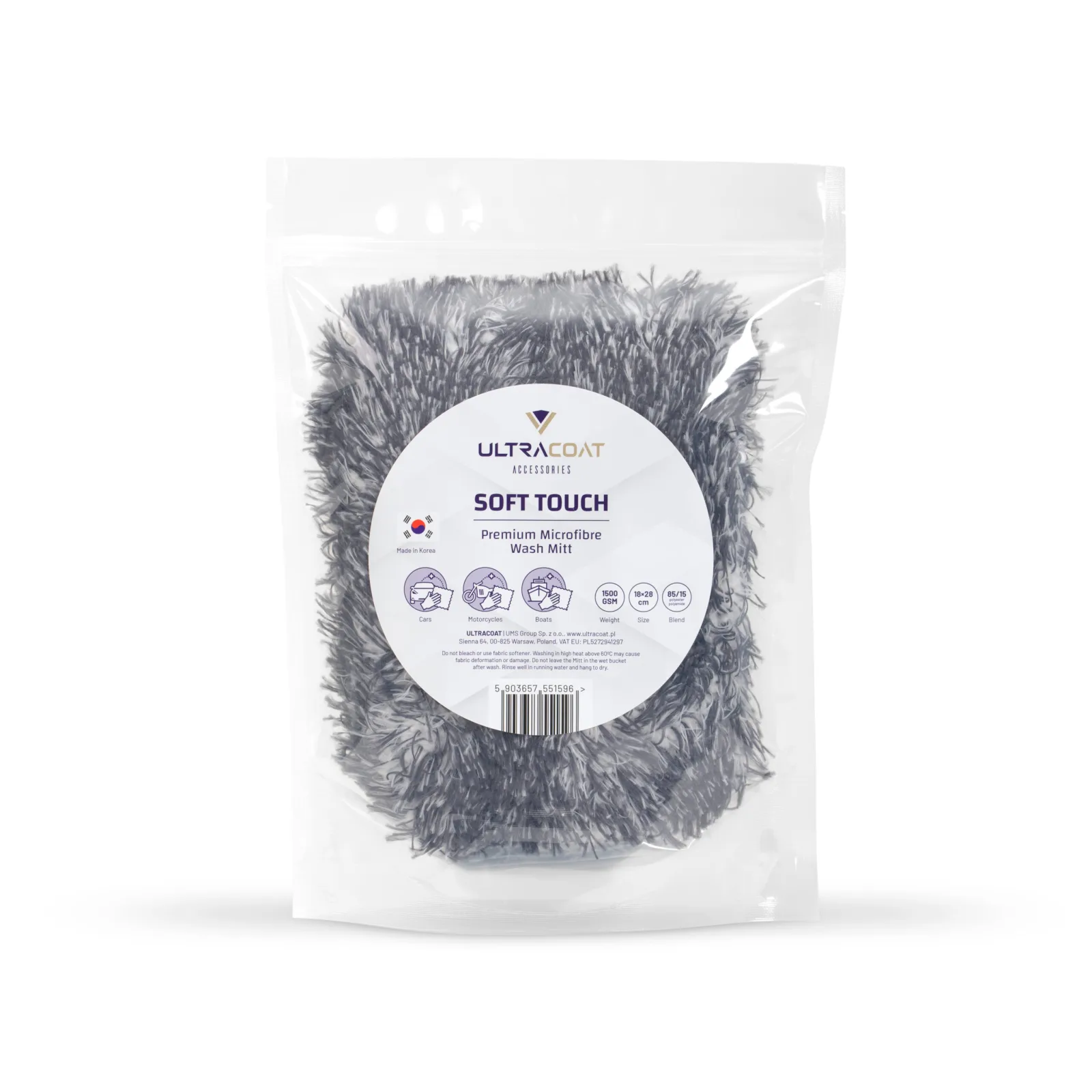 Ultracoat Soft Touch Premium Microfibre Guante de lavado ampliado