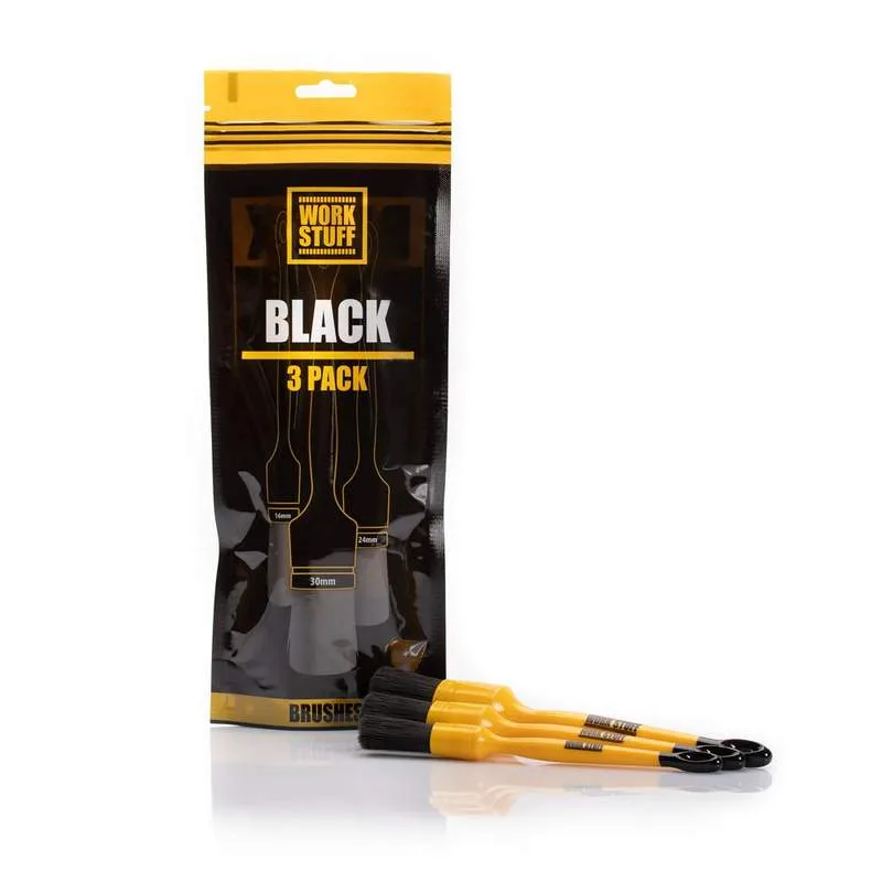 Work Stuff Detailing Brush Black 3 pack ampliado