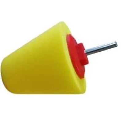 Honey Combination Cone Pad de pulido Yellow 85 mm