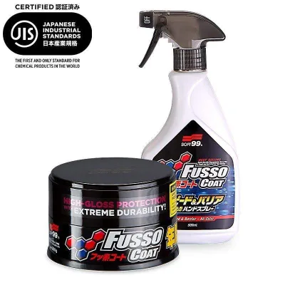 Soft99 Fusso Coat Dark 200ml + Speed & Barrier Hand Spray 500 ml
