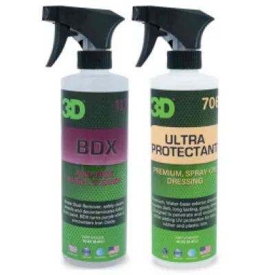3D Car Care Ruedas y neumáticos Limpieza y protección Bundle