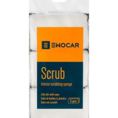 Ewocar Esponjas Scrub - Esponjas de limpieza interior