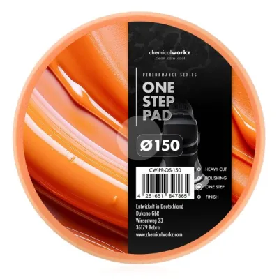ChemicalWorkz One Step Performance Pad 150mm naranja