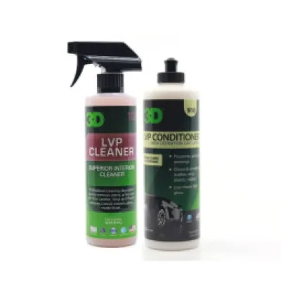 3D Car Care 3D Leather Clean & Protect Bundle