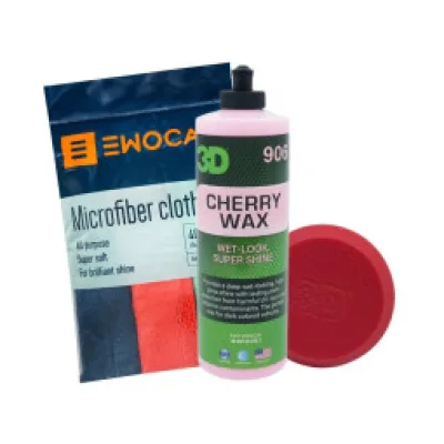 3D Car Care Cherry Wax - Car protection bundle