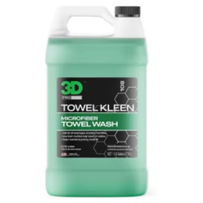 3D Car Care 3D Toall Kleen - Premium Toalla de microfibra Lavandería Detergente