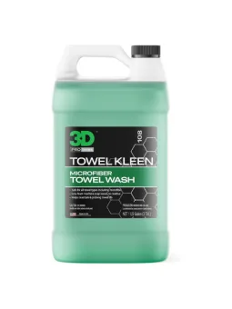 3D Car Care 3D Toall Kleen - Premium Toalla de microfibra Lavandería Detergente ampliado