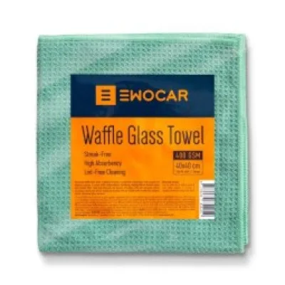 Ewocar Waffle Toalla para cristales