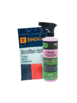 3D Car Care 3D Final Touch + Ewocar Cloth Set 320GSM ampliado